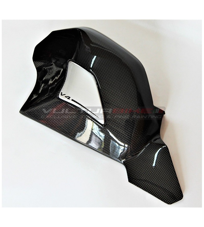 Custom Carbon swingarm cover with slider - Ducati Panigale V4 / V4S / V4R