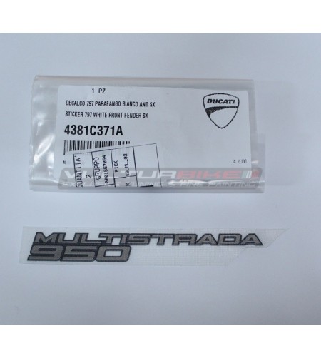 Adesivo ORIGINALE per cupolino lato sinistro - Ducati Multistrada 950 