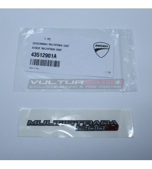 Pegatina ORIGINAL para lados de maleé - Ducati Multistrada 1200S 2010/2014