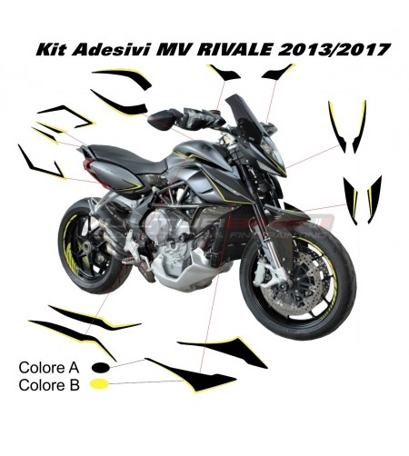 Complete stickers kit - MV RIVALE 2013/2017