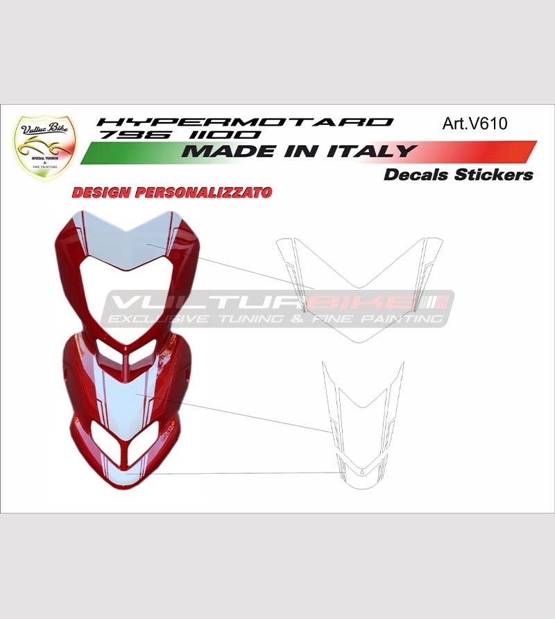 Ducati Kuppel Aufkleber Aufkleber Kit Hypermotard 796/1100