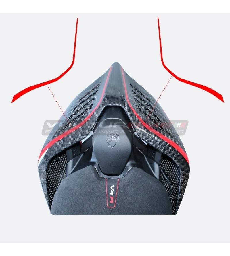 Profils adhésifs colorés pour queue de cochon - Ducati Panigale V4 / V2 / Streetfighter V4