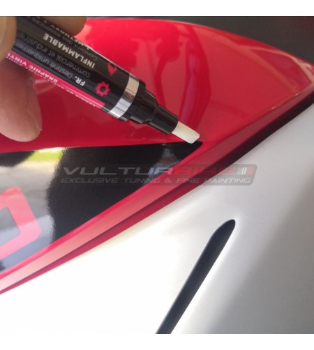 Befestigungsmarker für Aufkleber und wrapping 