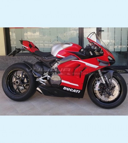 Set carene ORIGINALI rosso satinato - Ducati Panigale V4R / V4 2020 /21 / V4 2018/19 