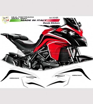 Juego de pegatinas para Ducati Multistrada 950 - 1200 DVT