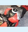 Lackierte längliche Tankabdeckung mit gebürstetem Aluminiumeffekt - Ducati Panigale V4 / Streetfighter V4 
