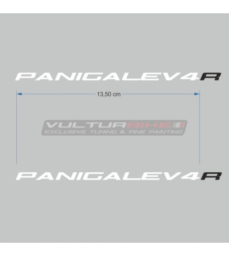 Autocollants carénages panneaux latéraux - Ducati Panigale V4R