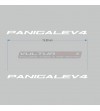 Side fairings stickers 13,5 cm - Ducati Panigale V4 