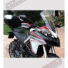 Kit adhesivo Graphite-Rosso para Ducati multistrada 950 - 1200 DVT