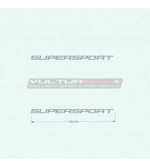 Pegatinas 13 cm para carenado lateral - Ducati Supersport 939