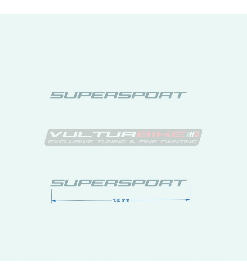 Aufkleber 13 cm für Seitenverkleidungen - Ducati Supersport 939