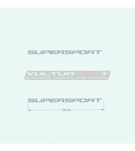 Autocollants 13 cm carénages panneaux latéraux - Ducati Supersport 939