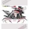 Stickers' kit graphite-red for Ducati multistrada 950 - 1200 DVT