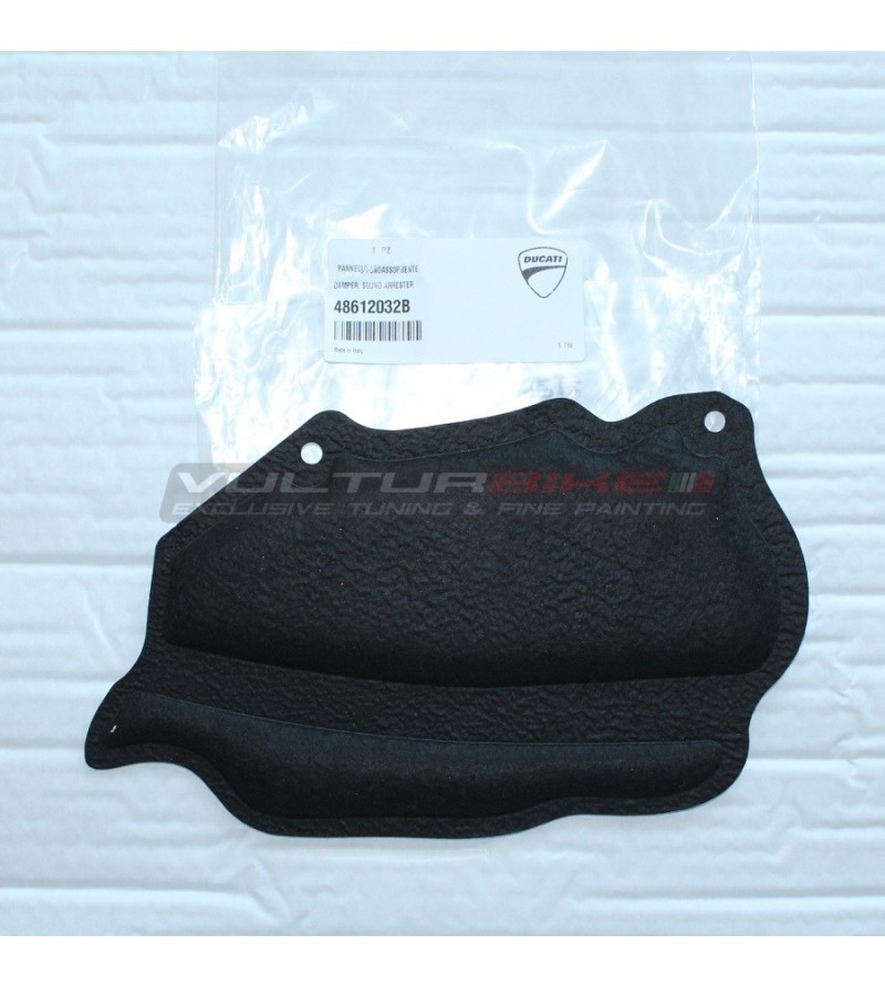 ORIGINAL sound-absorbing panel for right extractor - Ducati Panigale V4 2018/2019