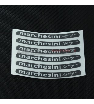 Universal stickers for wheels MARCHESINI Racing