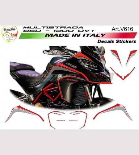 Stickers' for Ducati multistrada 950 - 1200 DVT Volcan Grey