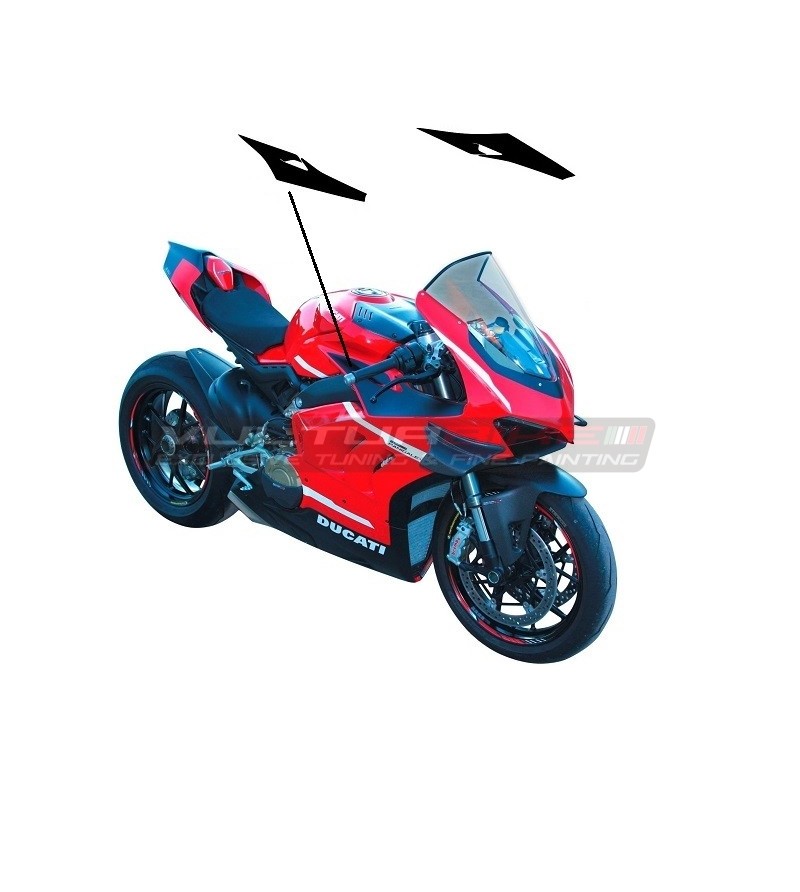 Pegatinas para un diseño de carenada superior SUPERLEGGERA - Ducati Panigale V4R / V4 2020