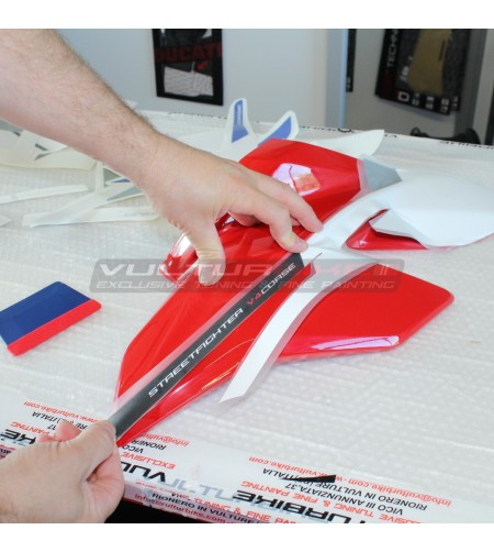 Kit completo de pegatinas diseño S CORSE - Ducati Streetfighter V4 2020 / 2022 