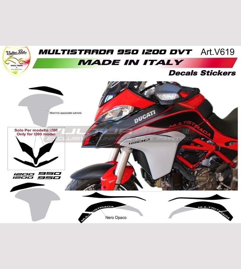 Ducati wrapping 950 Multistrada kit adhésif - 1200 DVT