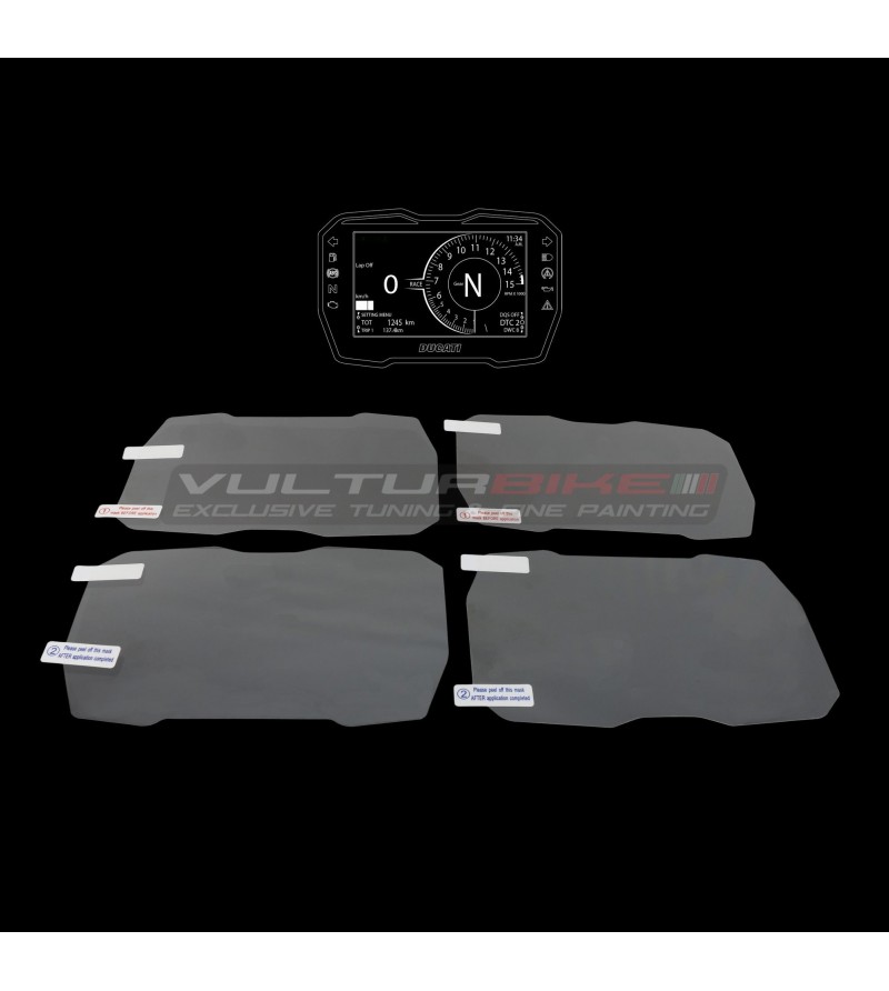 Kit de película de protección de instrumentación - Ducati Panigale V4 / V4S / V4R / Streetfighter V4 / V4S