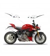 Aufkleber für individuelle Design Seiten - Ducati Streetfighter V4 / V4S 