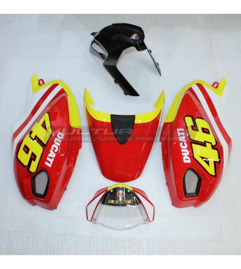 Original Valentino Rossi VR 46 GP fairings kit Monster - Ducati Monster 696 / 796 / 1100