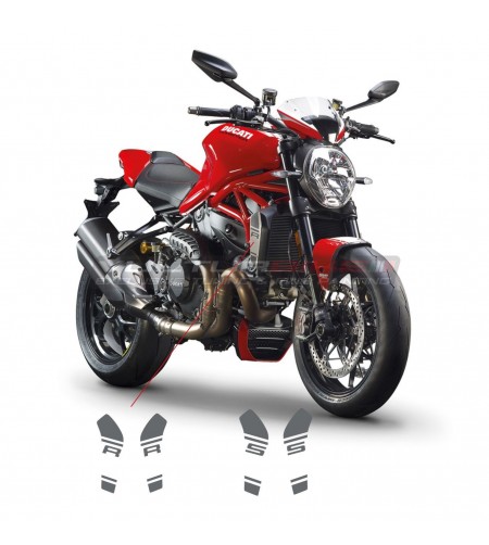 Adesivi per fianchetti radiatore - Ducati Monster 1200S / 1200R
