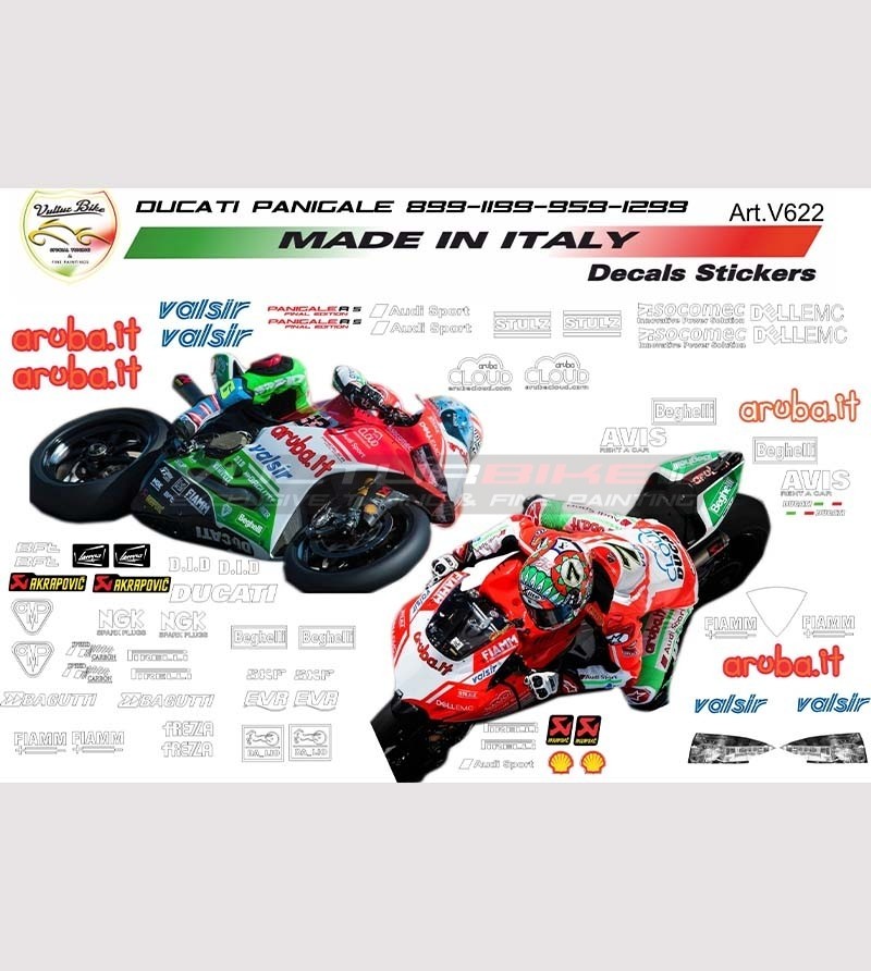 Kit adesivi sponsor superbike edizione Laguna Seca design final edition