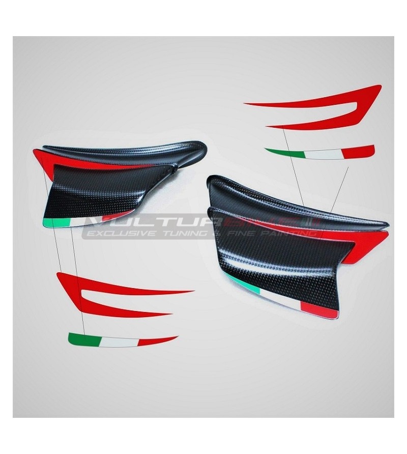 Aufkleber für aerodynamische Flossen - Ducati Panigale V4R / V4 2020