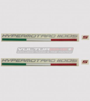Kit 2 Aufkleber für Ducati Hypermotard 796/1100/821/939