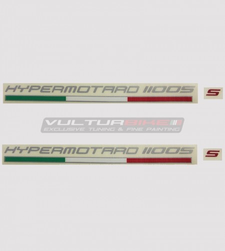 Kit 2 autocollants pour Ducati Hypermotard 796/1100/821/939