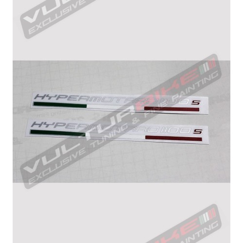 Kit 2 Aufkleber für Ducati Hypermotard 796/1100/821/939