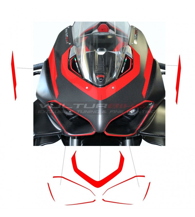 Pegatinas de carenado de súper diseño - Ducati Panigale V4 / V4S / V4R / V2 2018-2020