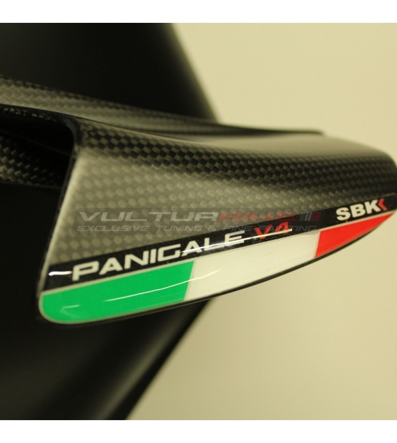 Italian resin flags for fins - Ducati Panigale V4 / V4S / V4R