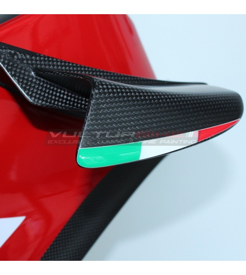 3D tricolor flags for fins - Ducati Panigale V4 / V4S / V4R