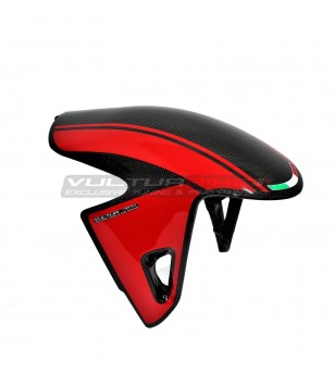 Guardabarros delantero de carbono de diseño personalizado - Ducati Panigale V4 / V4S / V4R / Streetfighter V4 / V2