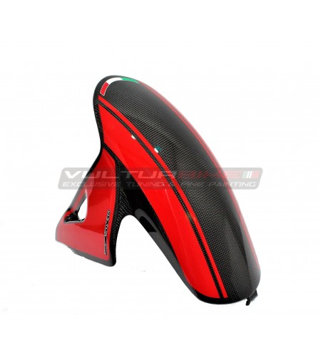 Parafango anteriore in carbonio design personalizzato - Ducati Panigale V4 / V4S / V4R / Streetfighter V4 / V2 