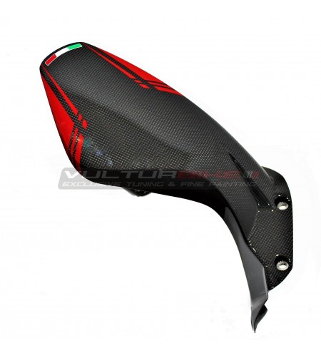 Guardabarros trasero de carbono de diseño personalizado - Ducati Panigale V4 / V4S / V4R / Streetfighter V4