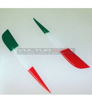 Bandiere tricolore resinate per alette - Ducati Streetfighter V4 / V4S / V2