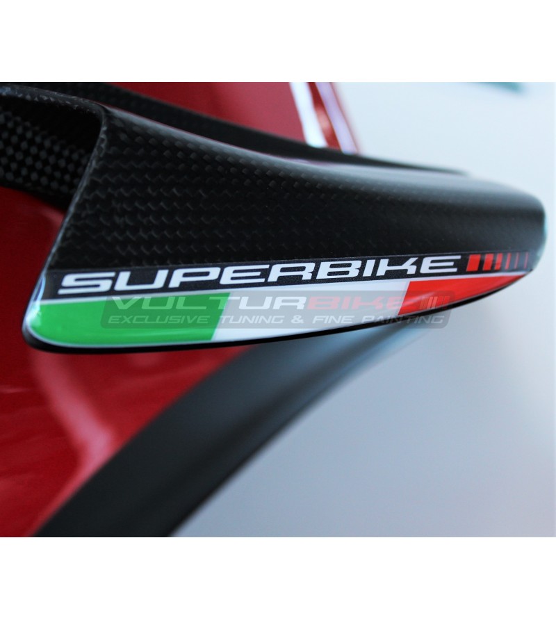 Italienische Flaggen 3D Superbike - Ducati Panigale V4 / V4S / V4R