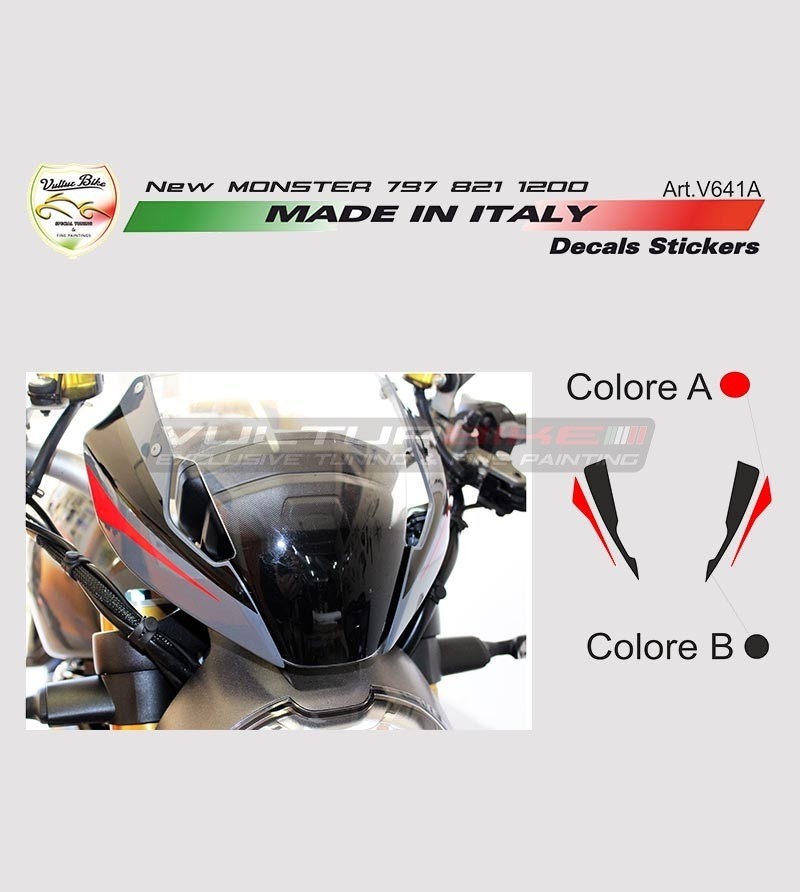 Neue Ducati Kuppel Aufkleber Kit Monster 797/821/1200