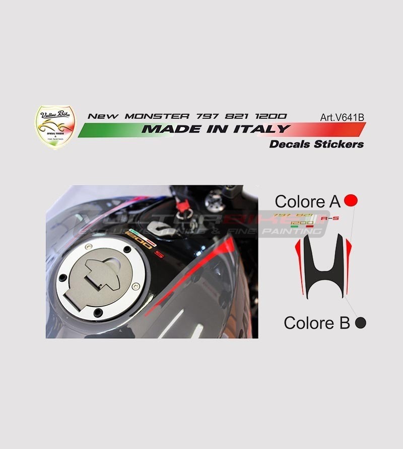 Kit adhésif pour le nouveau char Ducati Monster 797/821/1200