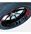 Autocollants de roues personnalisables - Ducati Monster 1100 EVO 