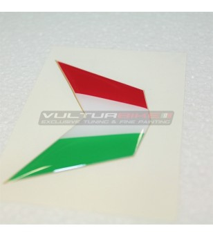 3D Resinated Flag Sticker for Front Fairing - Ducati 848 / 1098 / 1198
