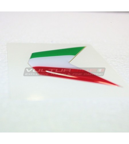 Autocollant drapeau Resinata 3D pour bulle - Ducati 848 / 1098 / 1198 