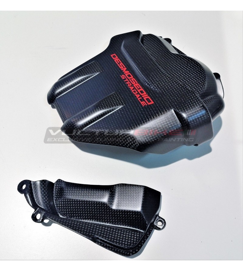 Couvre-tête de moteur en carbone personnalisé - Ducati Panigale V4 / V4S / V4R / Streetfighter V4