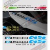 Lot personnalisable de 2 stickers pour motos BMW R1200 GS