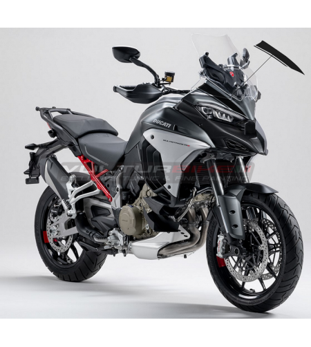 Black stickers for windshield - Ducati Multistrada V4 / Rally