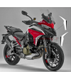 Pegatinas en blanco negro para sidelings - Ducati Multistrada V4 