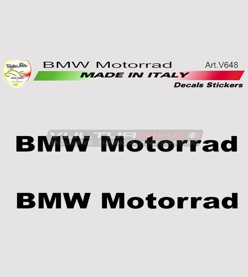 Kit 2 adesivi BMW Motorrad varie misure